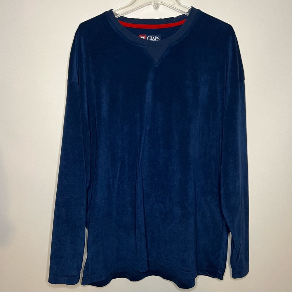 🔵 MENS Chap velvet pullover sweater